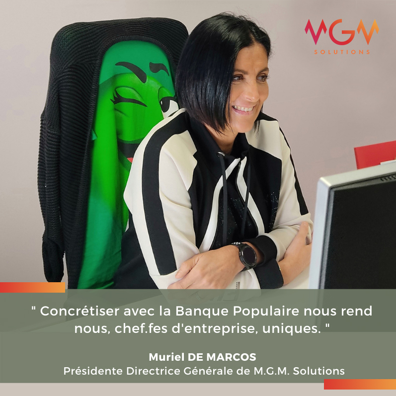 La Banque Populaire met M.G.M. Solutions à l'honneur !