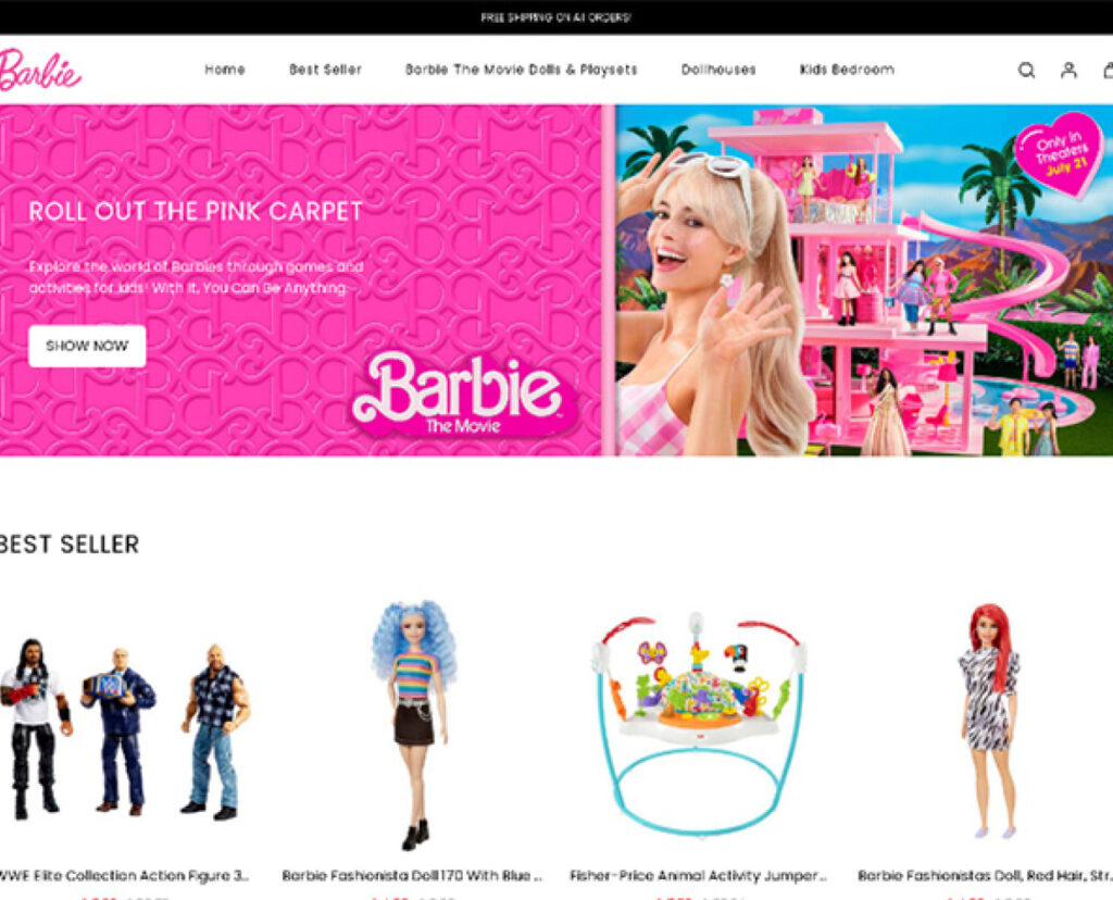site web de barbie